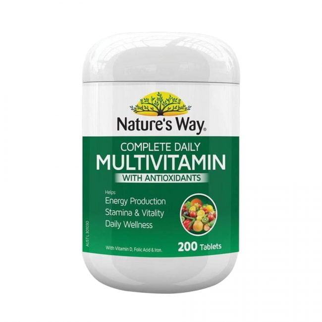 Viên Uống Vitamin Tổng Hợp Nature’s Way Complete Daily Multivitamin 200 Viên