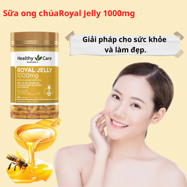 Sua Ong Chua Royal Jelly 1000Mg Healthy Care That Gia