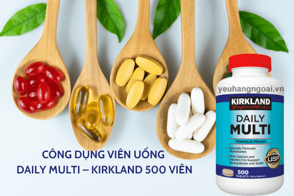 Cong Dung Vien Uong Daily Multi – Kirkland 500 Vien