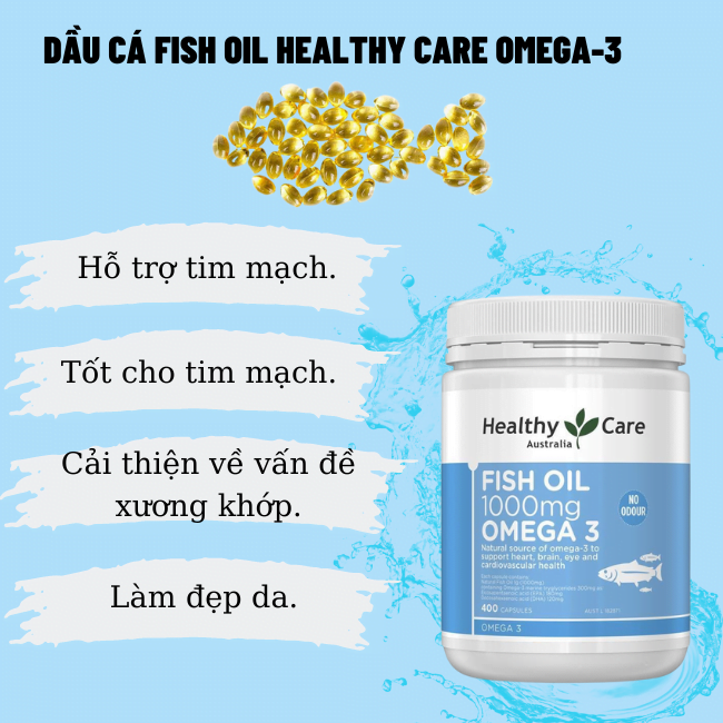 tác dụng của omega 3 healthy care