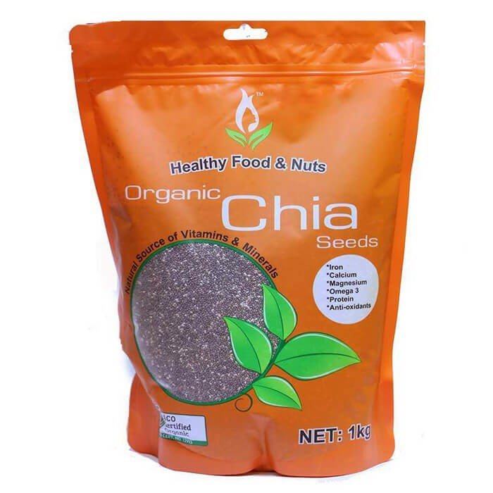 Hạt Chia Healthy Food &Amp; Nuts Organic Chia Seed 1Kg Của Úc.