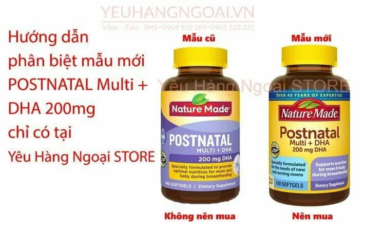 Vien Uong Postnatal Multi Dha Bo Sung Vitamin Vien Uong Postnatal Multi Dha Bo Sung Vitamin