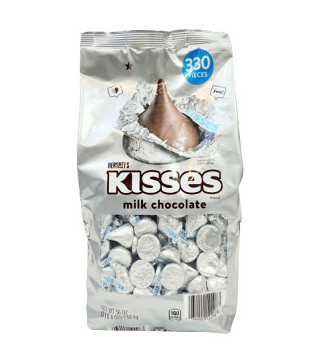 Kẹo Socola Hershey’s Kisses Milk Chocolate 330 Pieces