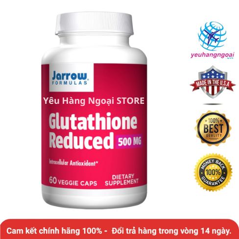 Jarrow Glutathione Reduced 500mg