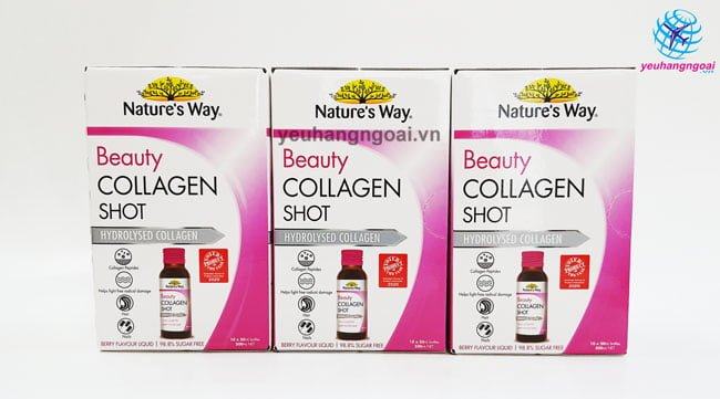 Collagen nước Nature's Way Beauty Úc Hộp 10 chai. 2 Collaen nuoc Natures Way Beauty Uc