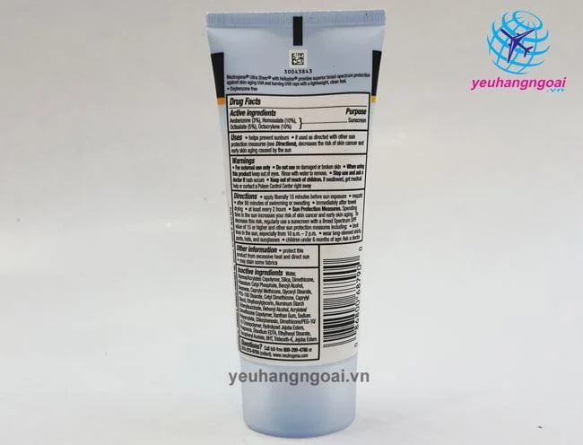 Kem Chong Nang Neutrogena Ultra Sheer Dry Touch