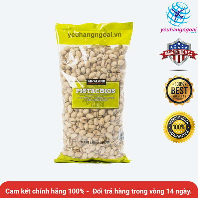 Hạt dẻ cười nguyên vỏ Kirkland Signature Pistachios 1.36kg 1 Hat De Cuoi Nguyen Vo Kirkland Signature Pistachios 1.36kg12