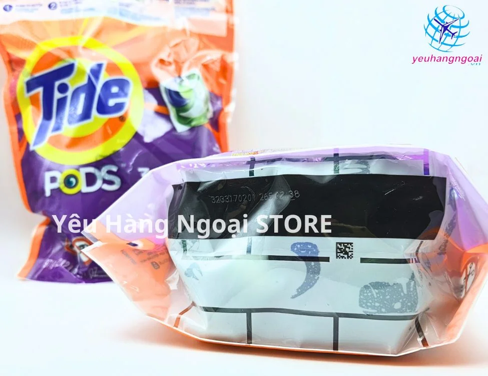 Viên Nước Giặt Xả Tide Pods 3in1 39 Viên (3 Trong 1) Thơm Rất Lâu Của Mỹ. 3 Viên Nước Giặt Xả Tide Pods 3in1 39 Viên (3 Trong 1) Thơm Rất Lâu Của Mỹ.