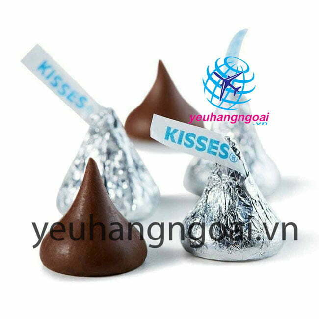 Hình Thật Kẹo Socola Hershey’s Kisses Milk Chocolate.