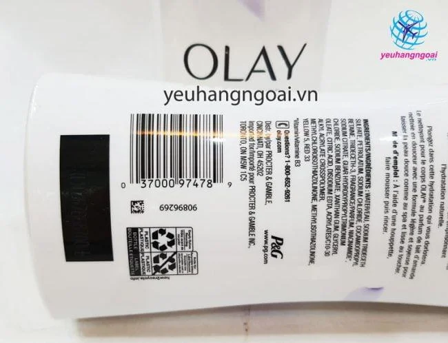 Sữa Tắm Olay Dưỡng Ẩm 650ml Daily Moisture Almond Milk Body Wash 5 Hình Thật Mã Vạch Sữa Tắm Olay Hạnh Nhân