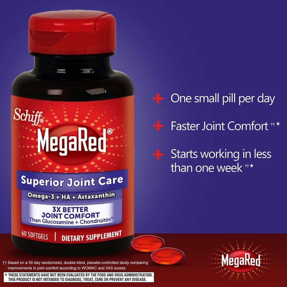 Vien Uong Bo Khop Xuong Schiff Megared Superior Joint Care 60 Softgels Kc