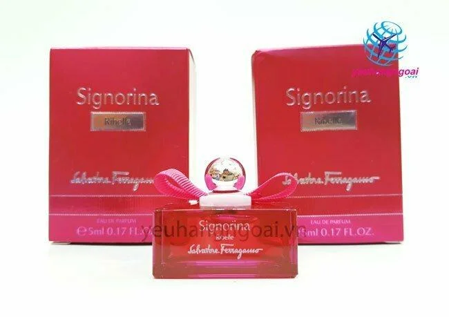 Nước Hoa Signorina Đỏ 5Ml 3 Hình Thật Mặt Trước Nước Hoa Signorina Đỏ 5Ml