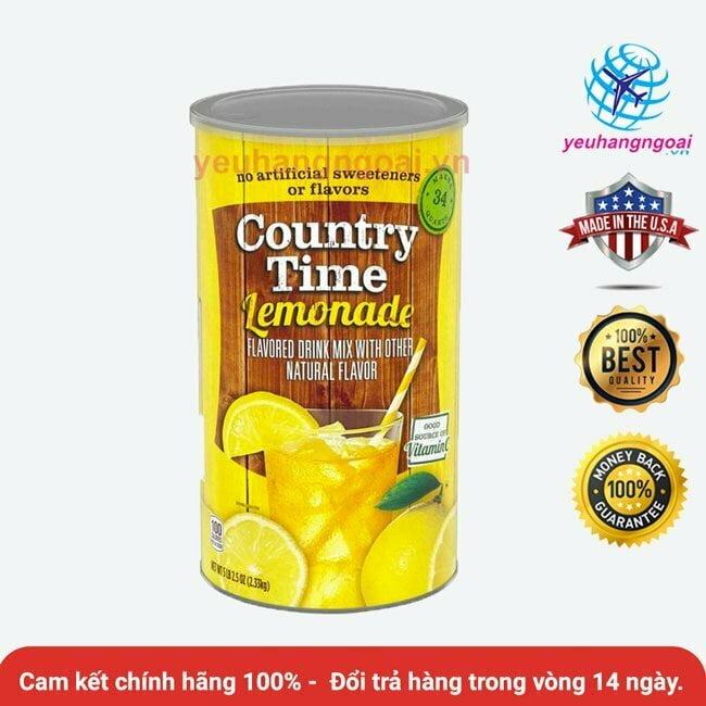 Bột Chanh Lemonade Country Time 2.33Kg Của Mỹ