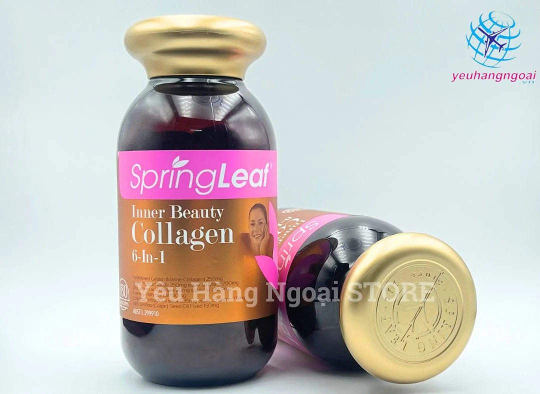 Collagen 6 In 1 Springleaf Inner Beauty Của Úc 180 Viên 2 Lọ