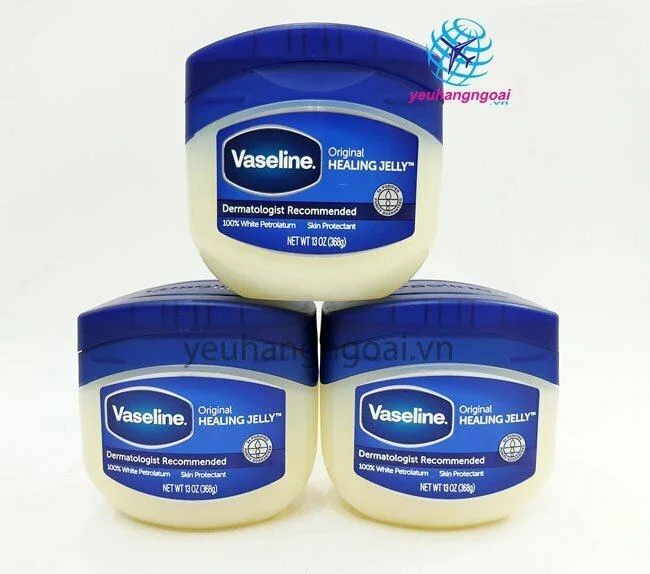 Sáp dưỡng ẩm Vaseline Healing Jelly Original 368g chính hãng của Mỹ 2 Hình Thật Sáp Dưỡng Ẩm Trị Da Khô, Nứt Nẻ, Chai Sần Vaseline