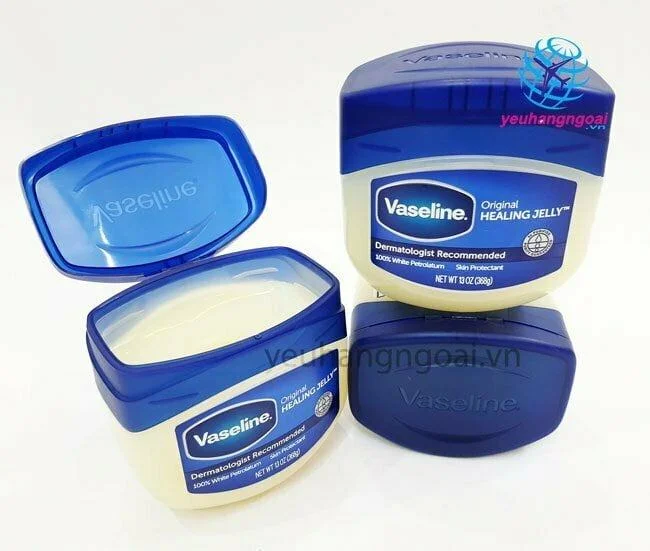 Sáp dưỡng ẩm Vaseline Healing Jelly Original 368g chính hãng của Mỹ 4 Hình Thật Mặt Trước Sáp Dưỡng Ẩm Trị Da Khô, Nứt Nẻ, Chai Sần Vaseline