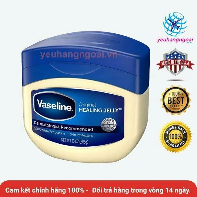Sáp dưỡng ẩm Vaseline Healing Jelly Original 368g chính hãng của Mỹ 1 Sap duong am Vaseline Healing Jelly Original 368g