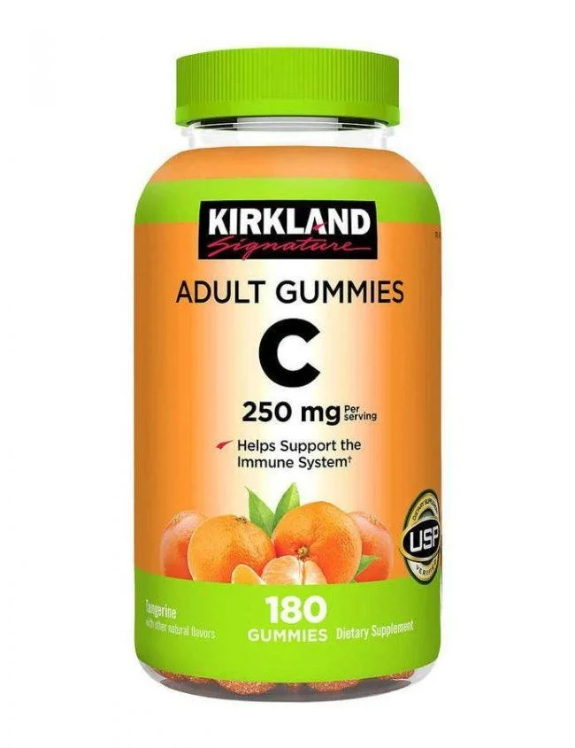 Kẹo Dẻo Bổ Sung Vitamin C 250Mg 180 Viên Của Kirkland Mỹ