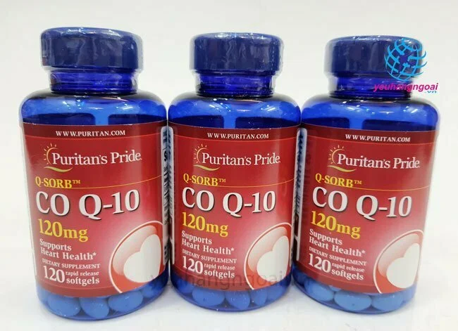 Hình Thật Viên Uống Hỗ Trợ Tim Mạch Puritan's Pride Coq10 120mg 120 Viên