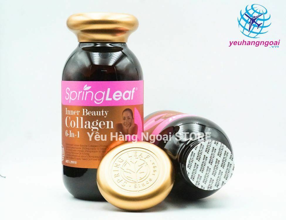 Viên Uống Collagen 6 In 1 Spring Leaf Inner Beauty Của Úc 180 Viên 4 Collagen Inner Beauty 6 In 1 Spring Leaf 180 Viên Của Úc (2)
