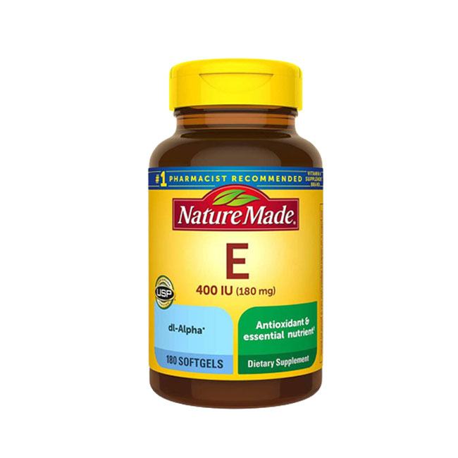 Vitamin E 400Iu Hộp 180 Viên Của Mỹ
