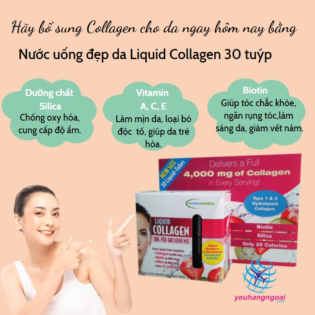 Liquid Collagen 30 Ống Review