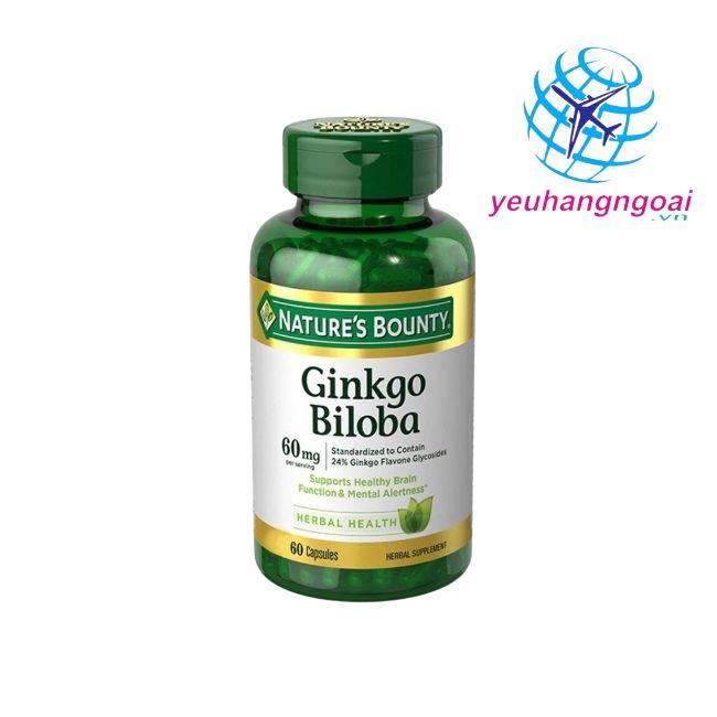 Top 15 Loại Thuốc Bổ Não Của Mỹ Tốt Nhất Năm 2023 23 Nature'S Bounty Ginkgo Bioba 60Mg