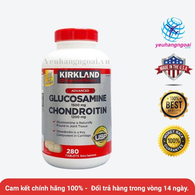 Có Nên Uống Glucosamine? Thuốc Glucosamine Của Mỹ Loại Nào Tốt 29 Glucosamine 1500Mg Chondroitin 1200Mg Kirkland