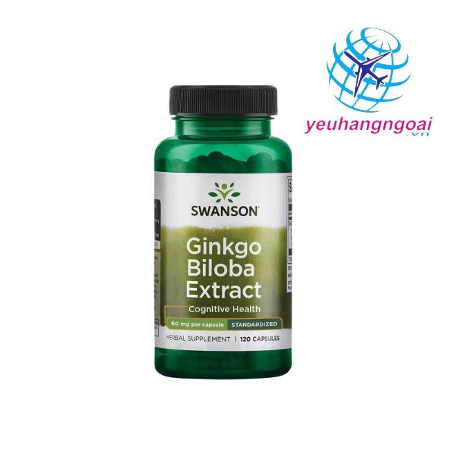 Swanson Ginkgo Biloba Extract 24% 60Mg