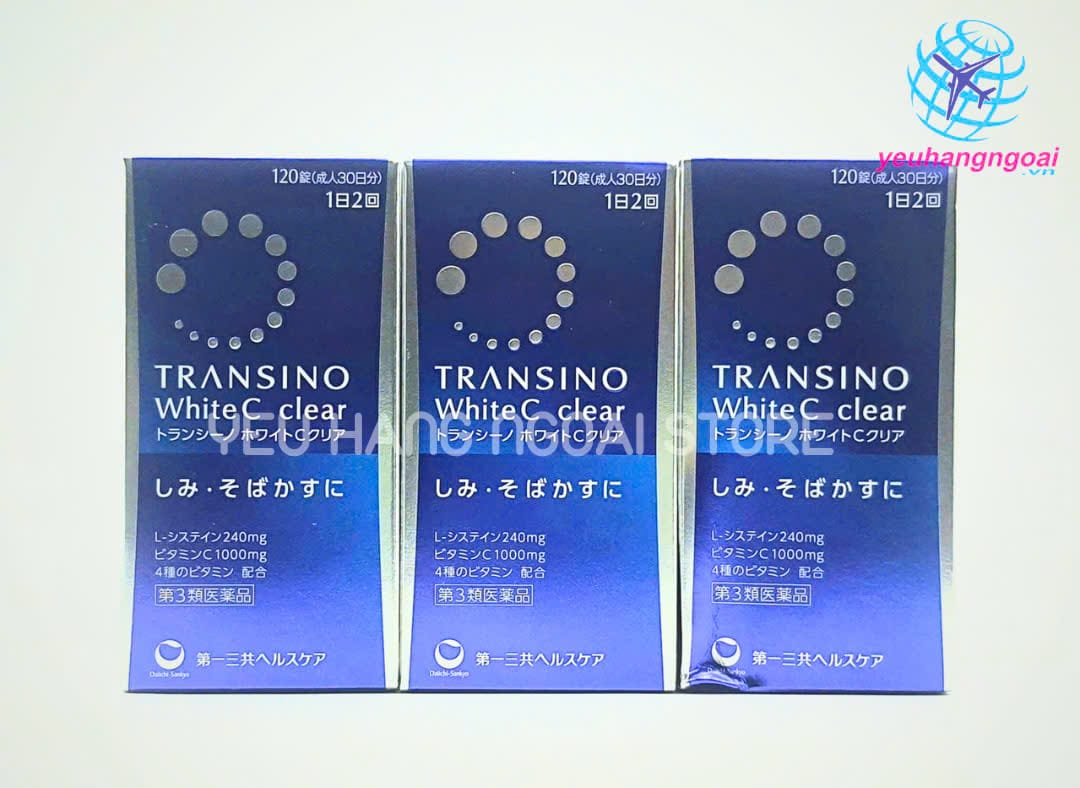 Viên Uống Trắng Da, Trị Nám Transino White C Clear 120 Viên Của Nhật Bản. 1 Z6871396818044 2d2090a554d7b54c881f0c01e35106ad