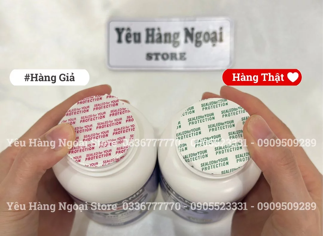 Cách nhận biết hàng thật và giả CoQ10 300mg của Kirkland Mỹ. 11 Seal Hang That Hang Gia