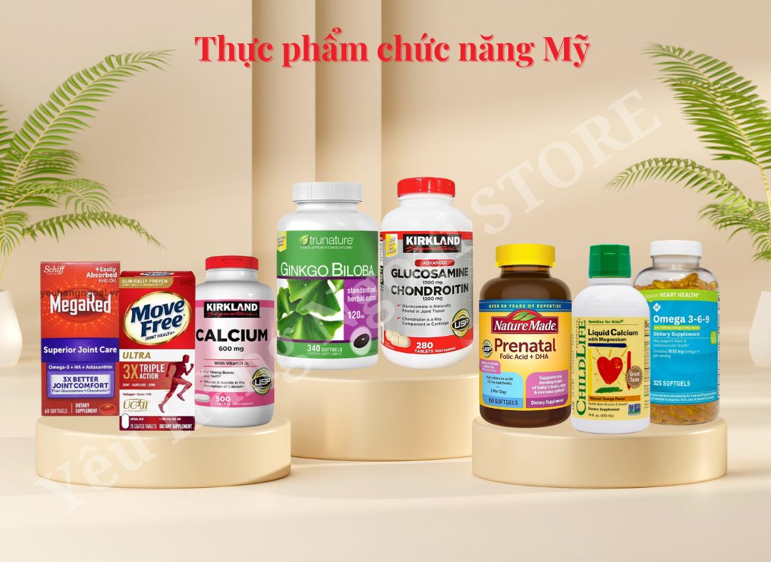 Thực phẩm chức năng Mỹ