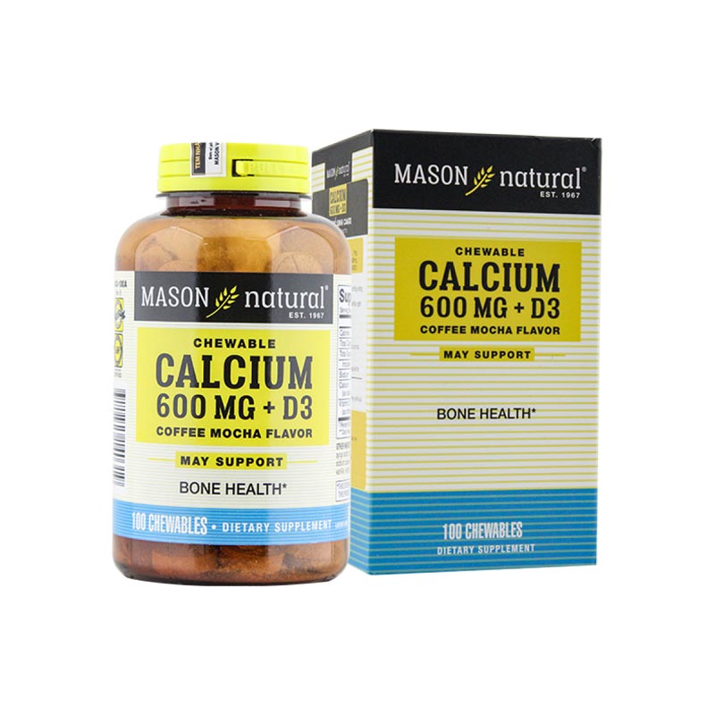Mason Natural Calcium 600mg D3 3