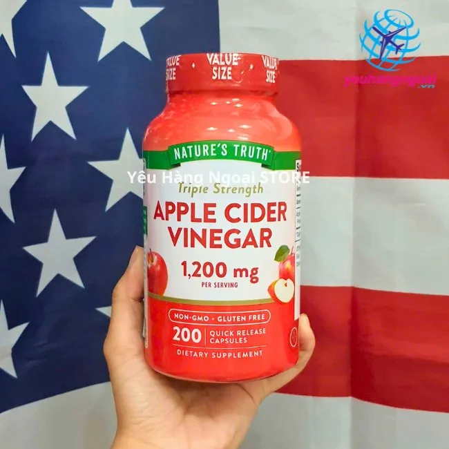 Viên Uống Giấm Táo 200 Viên