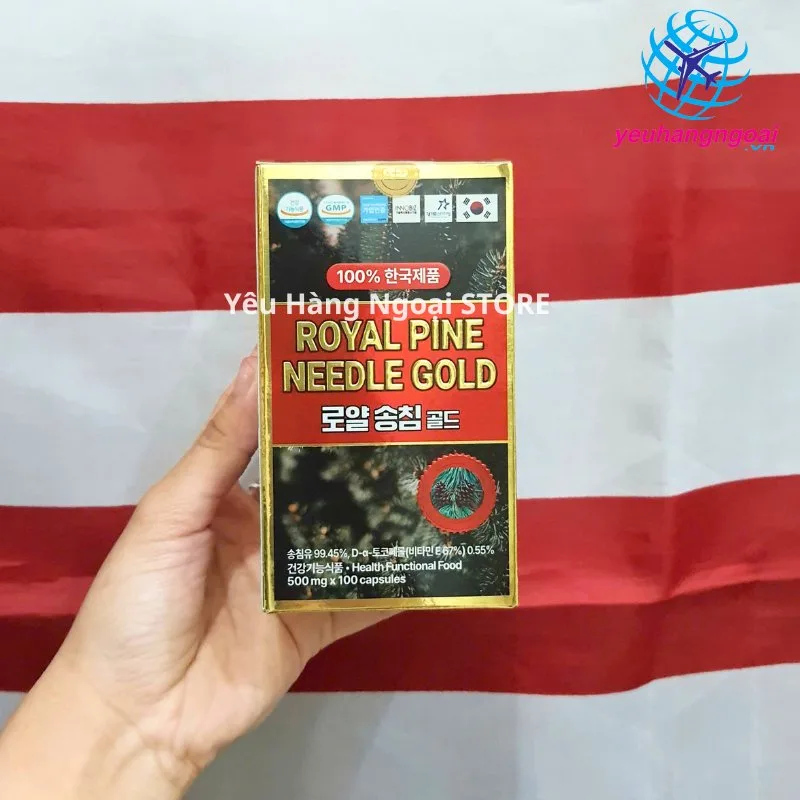 Dầu Thông đỏ 100 Viên Hàn