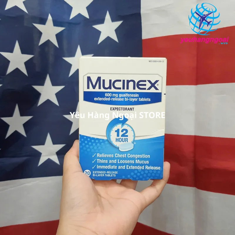 Mucinex 20 Viên