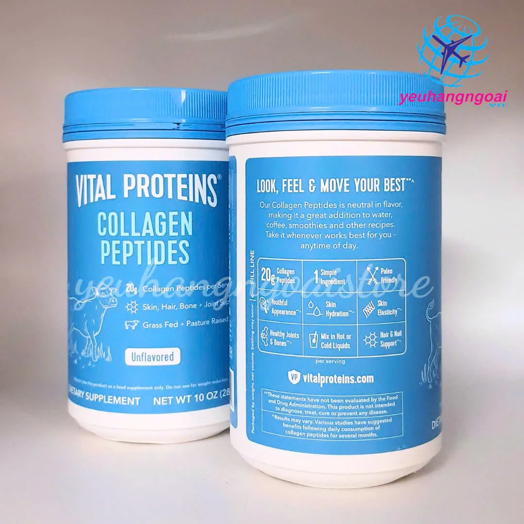 Bột Collagen Vital Proteins Collagen Peptides Unflavored 284G Của Mỹ. 2 Z6950400300486 1399fd2b9b38d944a46227a9ace9cc4f