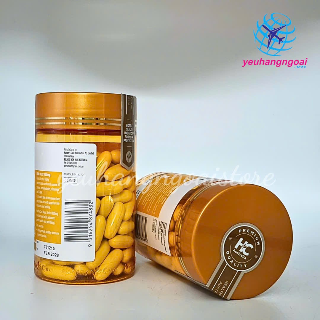 Sữa Ong Chúa Healthy Care Royal Jelly 1000mg 120 viên làm đẹp da của Úc. 7 Z7153572353508 048a0c102bc43ae48a5ee7601d6cf6fe