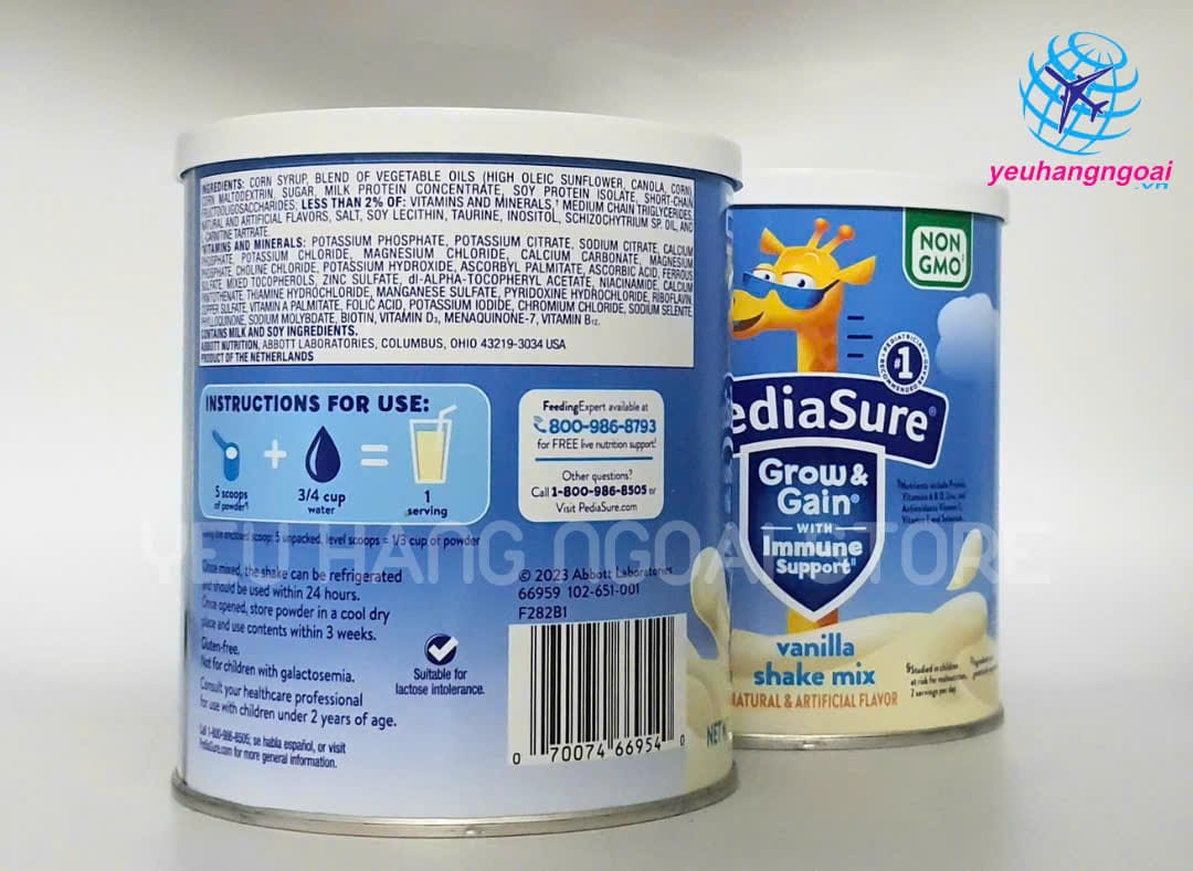 Sữa bột Pediasure Grow and Gain 400g của Mỹ (mẫu mới) cho bé từ 2 tuổi. 2 Z7194192409310 38c03f4c8af25beca04c688466b81c70